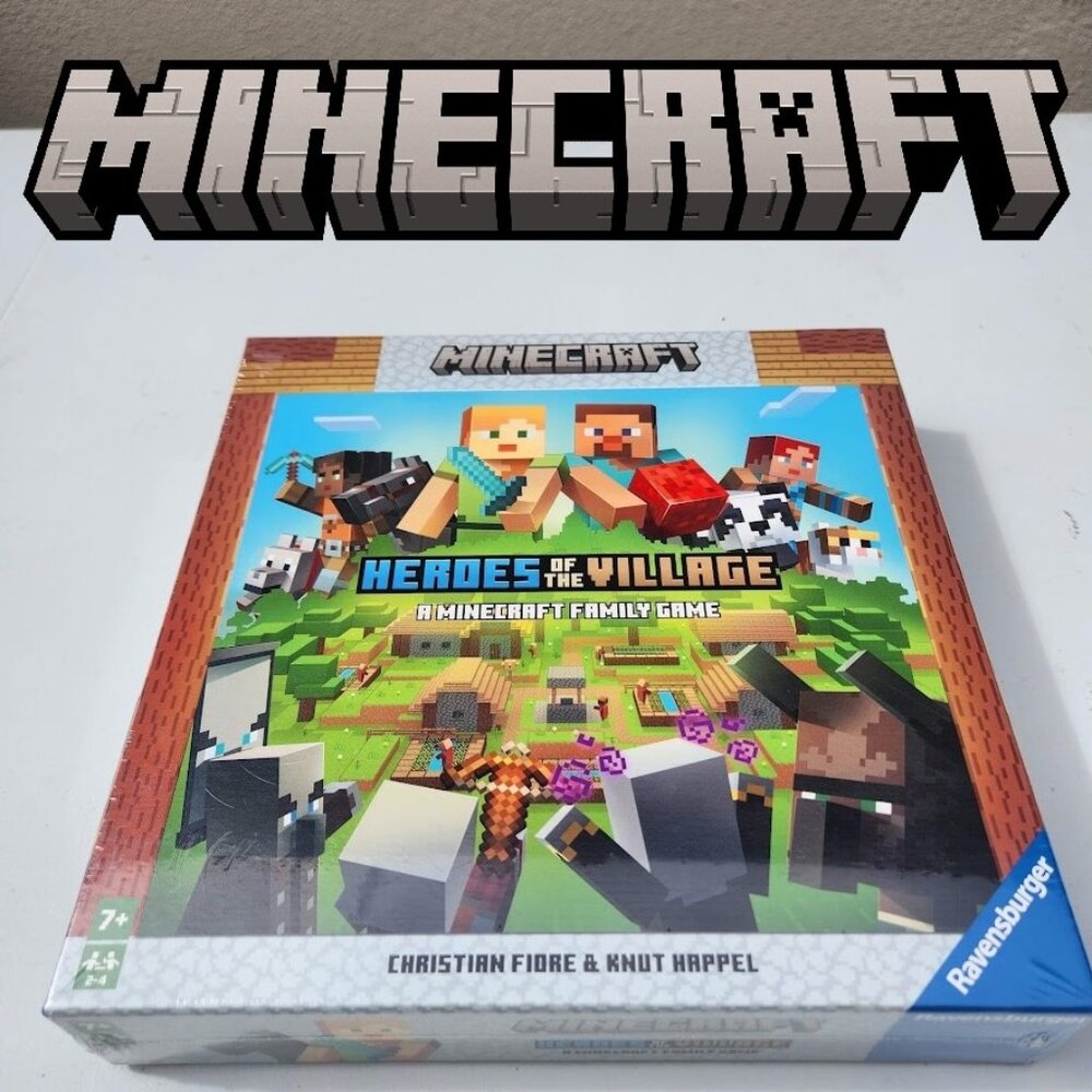 NEW Ravensburger Minecraft Heroes of the Village Family Board Game Family Game N